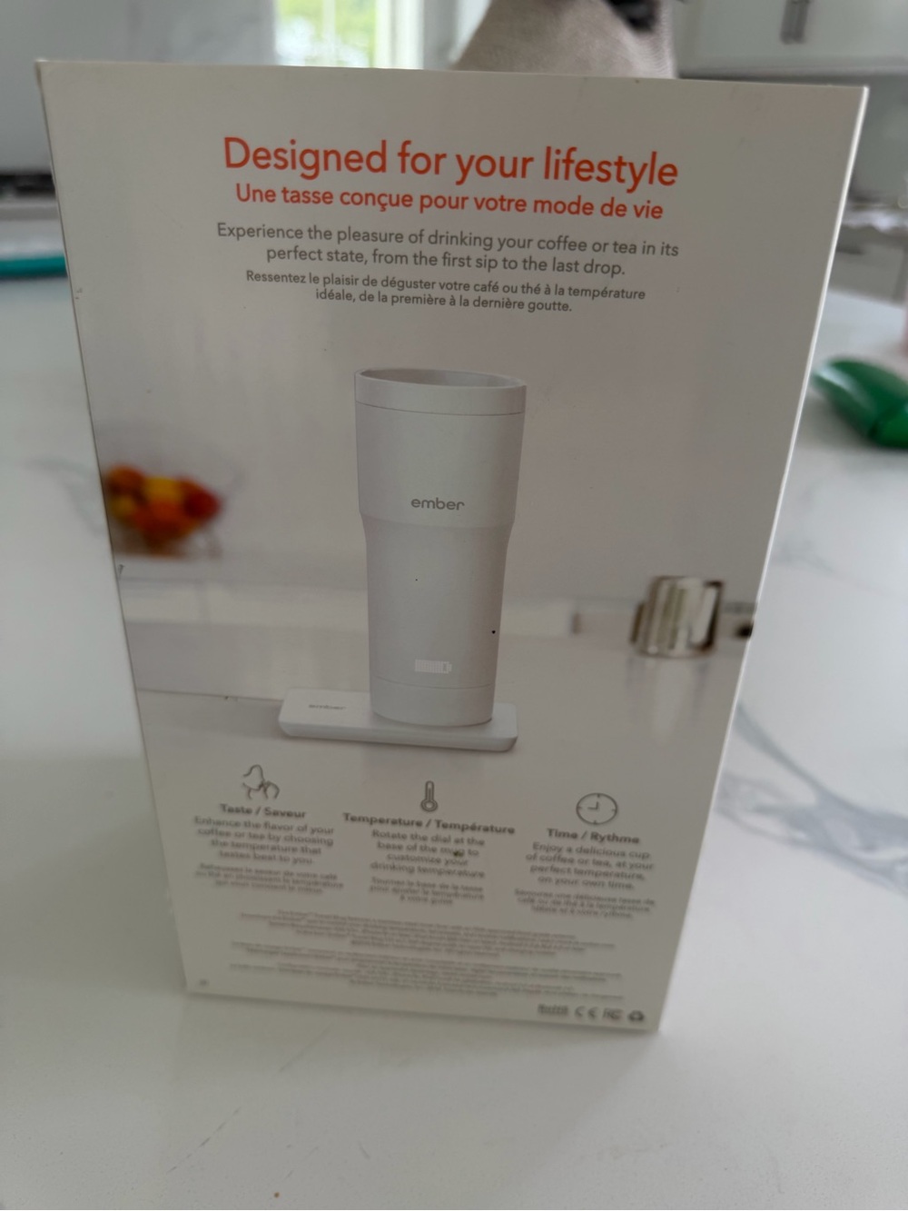 Ember Temperature Control Travel Mug - White - Picture 2 of 3